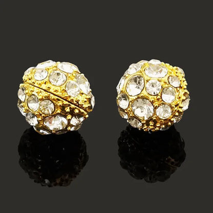 1 Pair Simple Style Geometric Inlay Titanium Steel Rhinestones Ear Cuffs