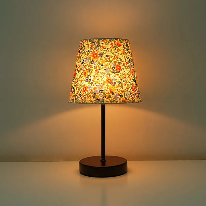 Nordic Style Solid Wood Fabric Decorative Table Lamp Bedroom Bedside Lamp Simple Remote Control Night Light Energy Saving Led