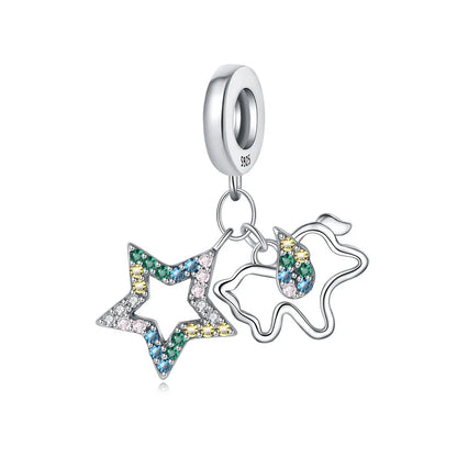 1 Piece 21 * 24mm 925 Sterling Silver Zircon Pumpkin Crown Mushroom Pendant Beads Jewelry Accessories