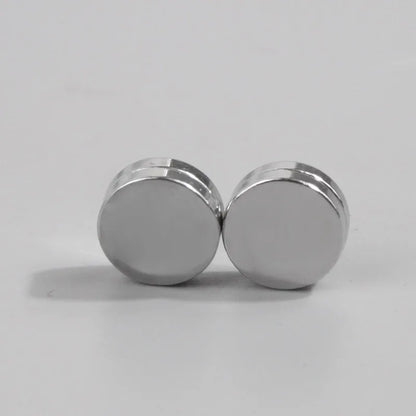 1 Pair Hip-Hop Red Heart 304 Stainless Steel Ear Cuffs