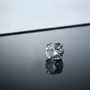 1 Pair Simple Style Geometric Inlay Titanium Steel Rhinestones Ear Cuffs