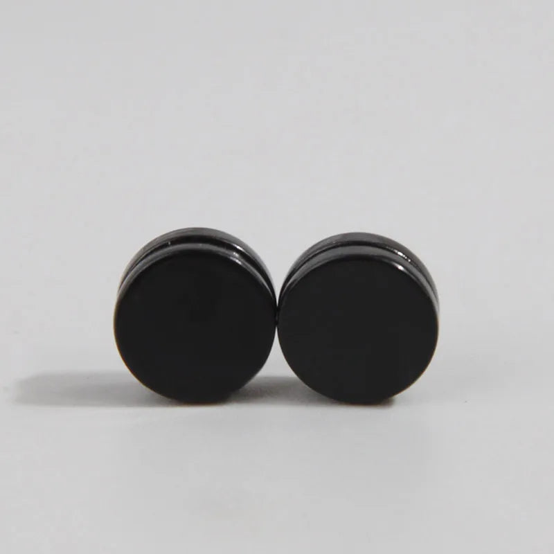 1 Pair Hip-Hop Red Heart 304 Stainless Steel Ear Cuffs