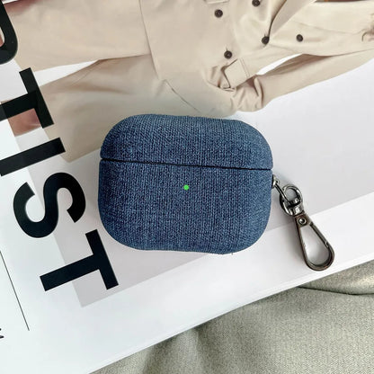 Pu Leather Solid Color Simple Style Bluetooth earbuds case Phone Accessories