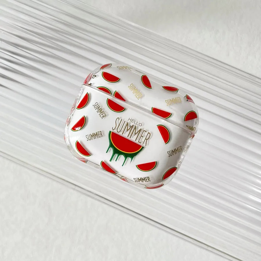 PC Plant Fruit Cute Bluetooth earbuds case Phone Accessories