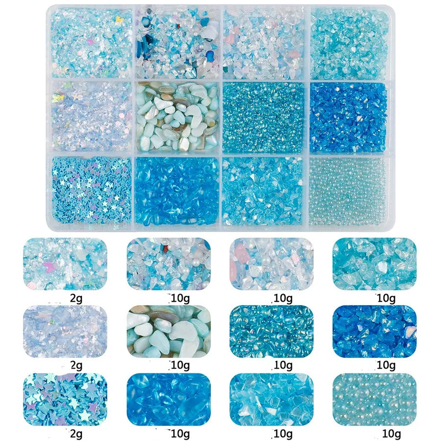 1 Box ABS Solid Color Beads