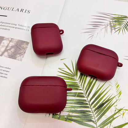 tpu Solid Color Simple Style Bluetooth earphone cover Phone Accessories