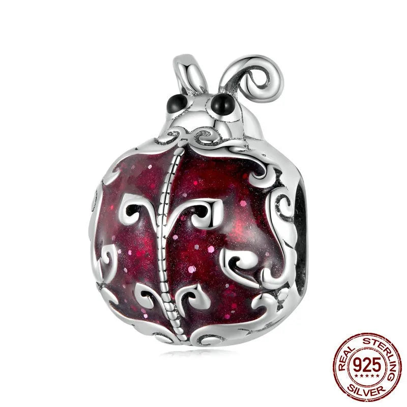 1 Piece 925 Sterling Silver Zircon Solid Color Pendant Jewelry Accessories