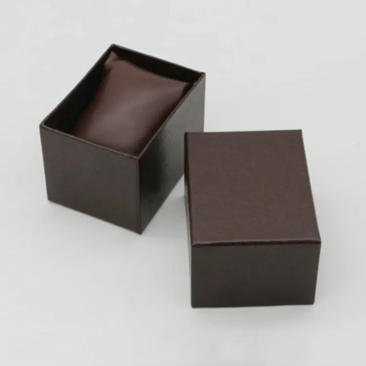 Fashion litchi grain paper box watch box heaven and earth cover jewelry bracelet display gift packaging storage box printable LOGO