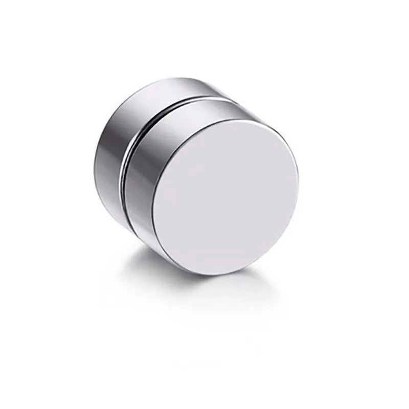 1 Pair Simple Style Geometric Inlay Titanium Steel Rhinestones Ear Cuffs