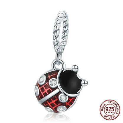 1 Piece 925 Sterling Silver Zircon Solid Color Pendant Jewelry Accessories