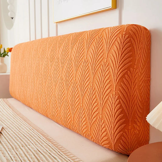 Simple Japanese Style Three-Dimensional Jacquard Headcover Full Covering Bedside Backrest Dust Cover Soft Covering Headcover