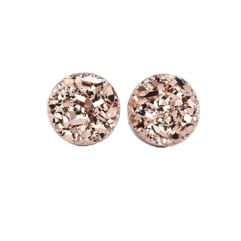 1 Pair Simple Style Geometric Inlay Titanium Steel Rhinestones Ear Cuffs