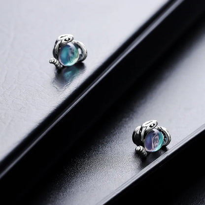 1 Pair Simple Style Geometric Inlay Titanium Steel Rhinestones Ear Cuffs