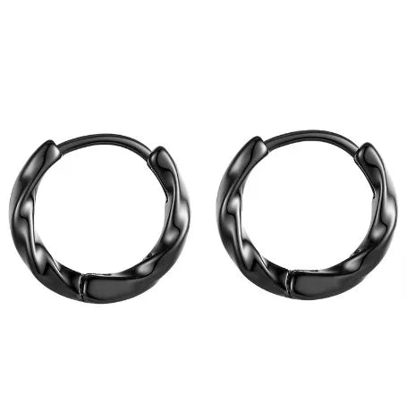 1 pair simple style geometric plating copper earrings