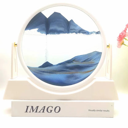 Creative  ornaments liquid decompression quicksand painting office desktop living room bedside table decorations birthday gift