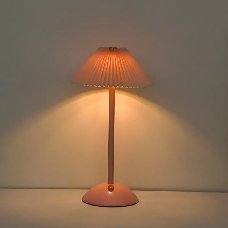 Nordic Fabric Lampshade Charging Living Room Bedside Creative Atmosphere Reading Practical Gift Display Table Lamp