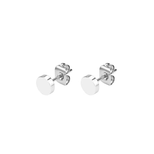 1 Pair Simple Style Classic Style Commute Geometric 304 Stainless Steel Ear Studs