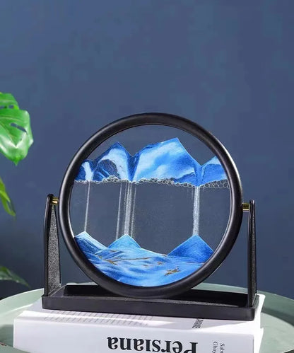 Creative  ornaments liquid decompression quicksand painting office desktop living room bedside table decorations birthday gift