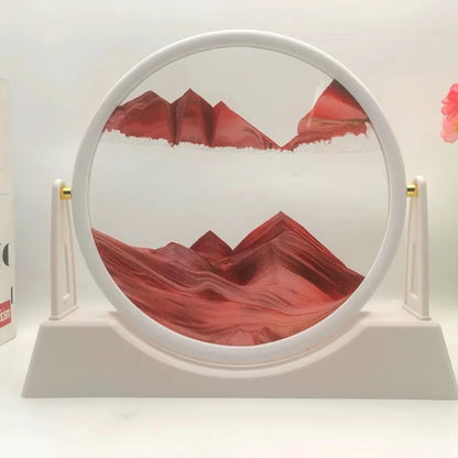 Creative  ornaments liquid decompression quicksand painting office desktop living room bedside table decorations birthday gift