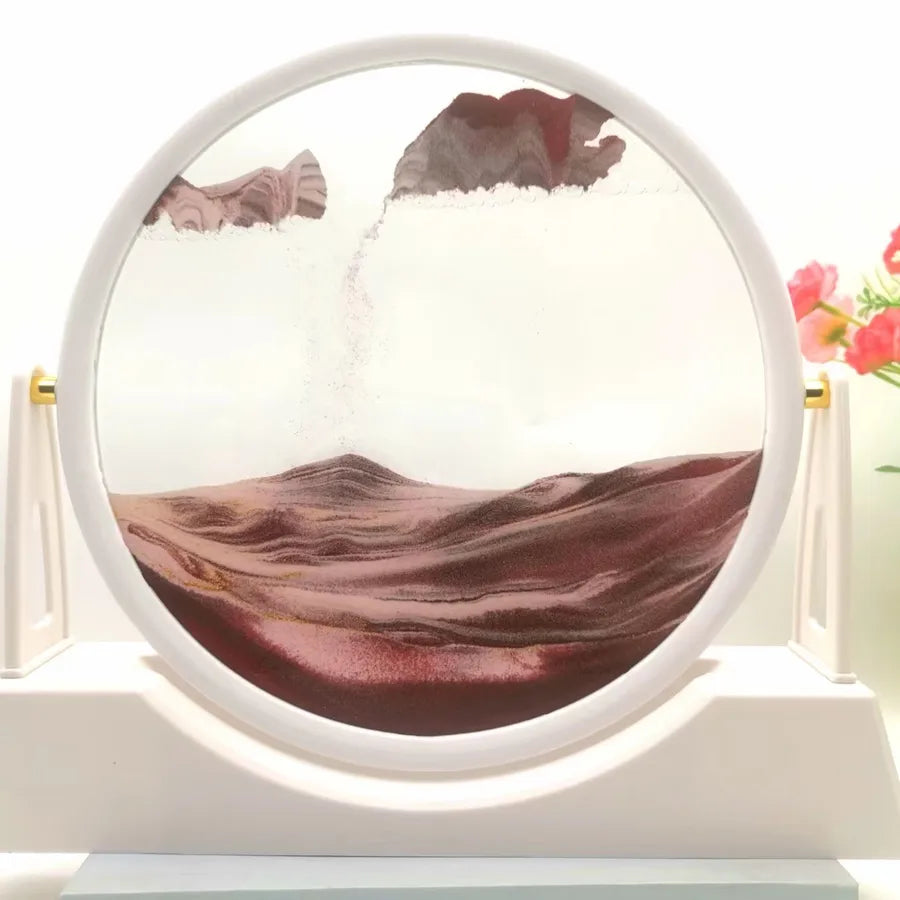 Creative  ornaments liquid decompression quicksand painting office desktop living room bedside table decorations birthday gift