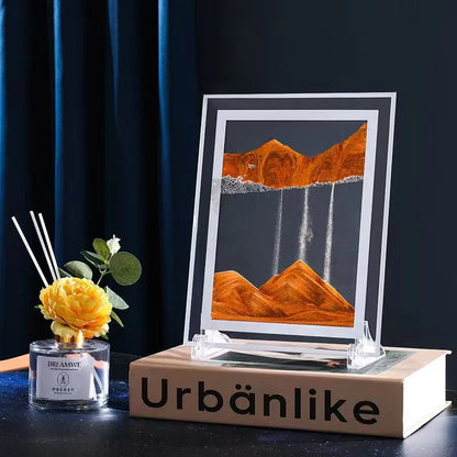 Creative  ornaments liquid decompression quicksand painting office desktop living room bedside table decorations birthday gift