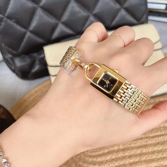 Elegant Solid Color Hook Quartz Watch Women's Watches