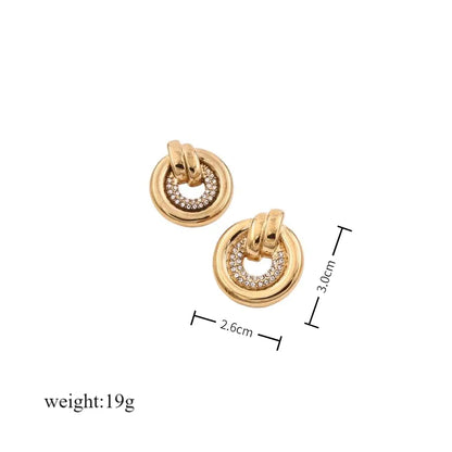 1 Pair Glam Cute Vintage Style Flower Polishing 304 Stainless Steel 18K Gold Plated Butterfly Backs Ear Studs