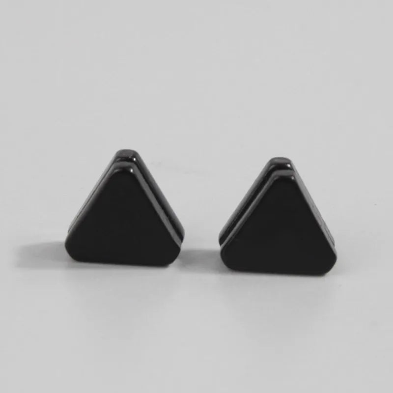 1 Pair Hip-Hop Red Heart 304 Stainless Steel Ear Cuffs