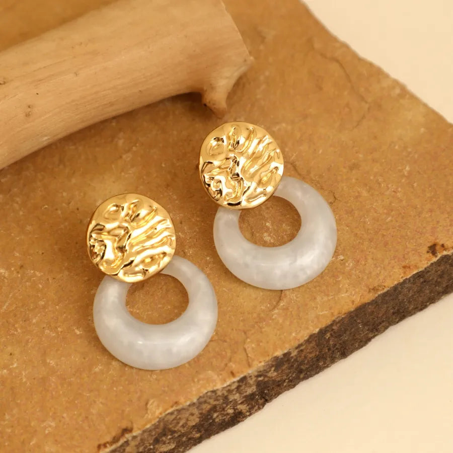 1 Pair IG Style Elegant Cute Round Flower Bow Knot 304 Stainless Steel Ear Studs