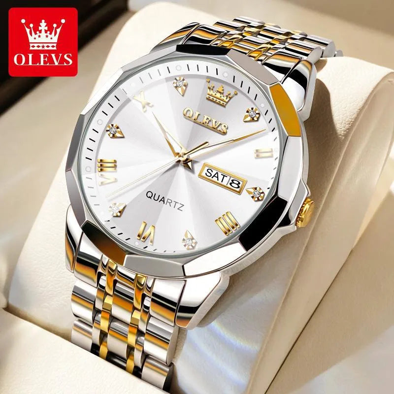 Simple Style Solid Color Butterfly Double Snap Quartz Women's Watches