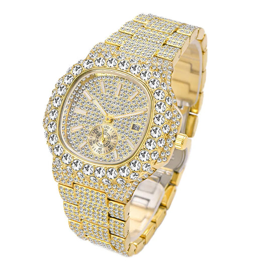 Fashion Geometric Butterfly Double Snap High quality quartz movement Men's Watches