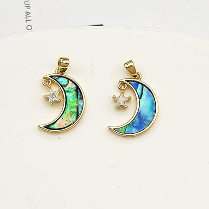 1 Piece 14 * 15mm Copper Heart Shape Rose Flower Pendant Jewelry Accessories