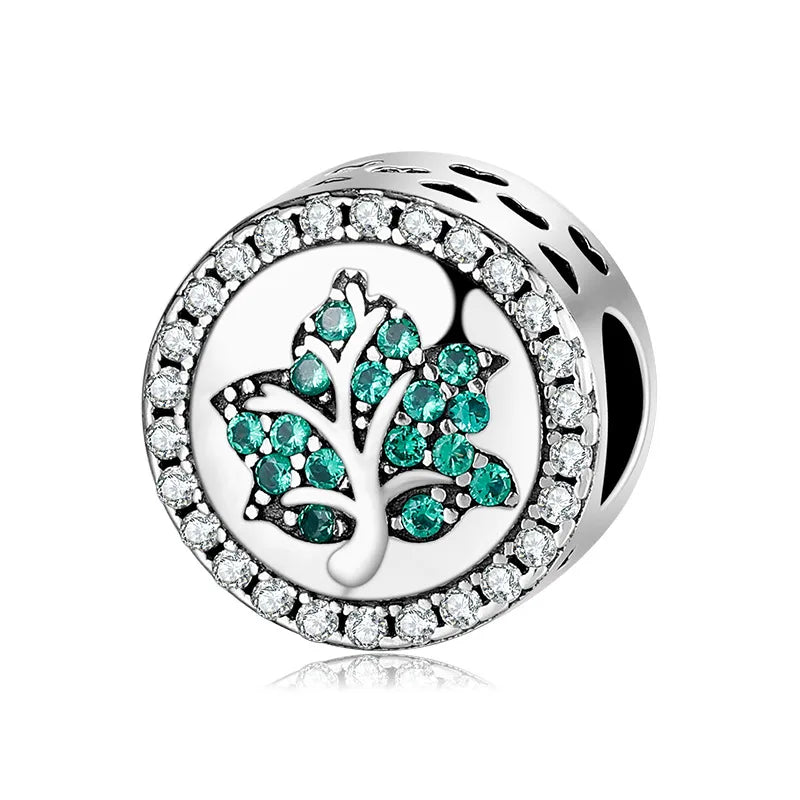 1 Piece 925 Sterling Silver Zircon Cactus Flower Pendants