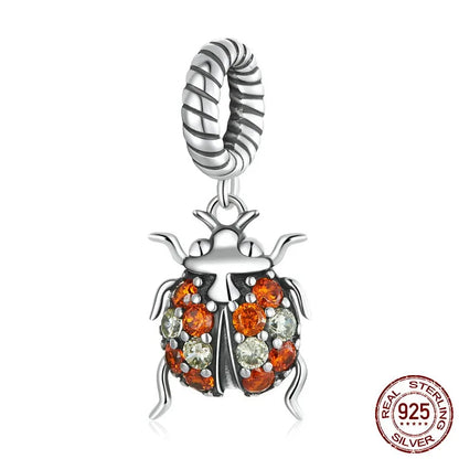 1 Piece 925 Sterling Silver Zircon Solid Color Pendant Jewelry Accessories