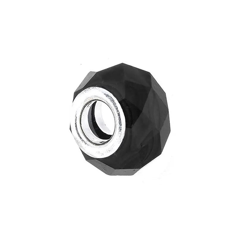 1 Piece 15*15mm Alloy Resin Geometric Polished Beads