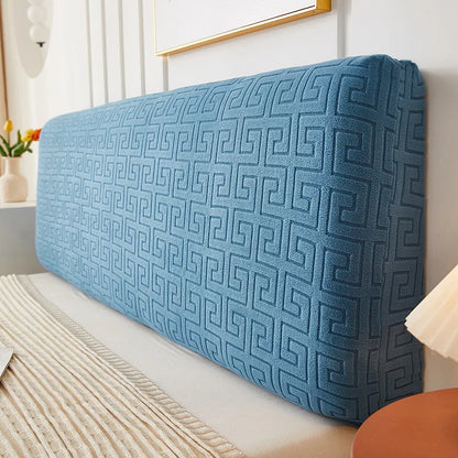Simple Japanese Style Three-Dimensional Jacquard Headcover Full Covering Bedside Backrest Dust Cover Soft Covering Headcover