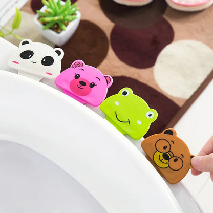 cute animal plastic toilet lid lifter 1 piece