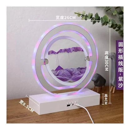 Creative quicksand table lamp bedroom bedside lamp fashion romantic simple decorative atmosphere lamp Net Red personality Bluetooth stereo