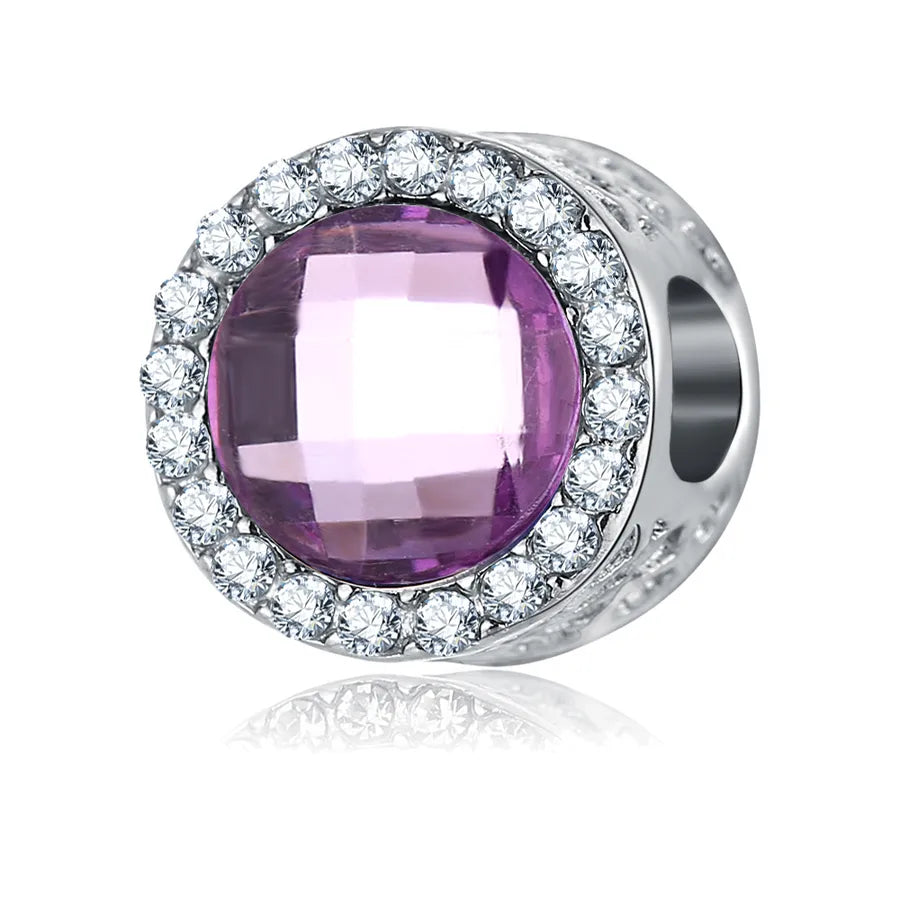 1 Piece 1.2*1.2*1cm  Alloy Round Beads