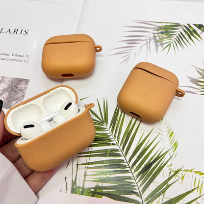 tpu Solid Color Simple Style Bluetooth earphone cover Phone Accessories