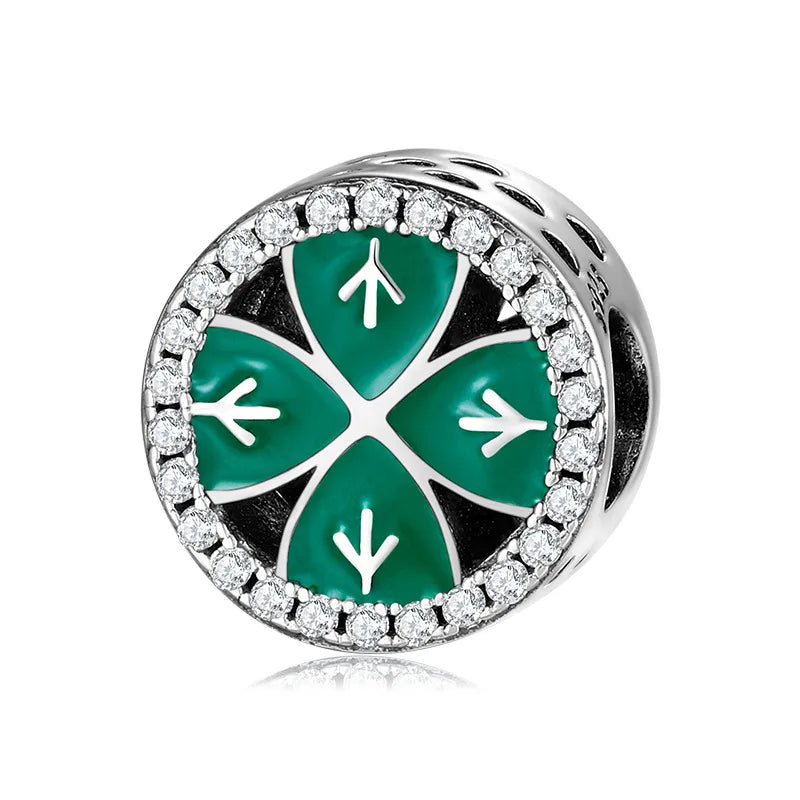 1 Piece 925 Sterling Silver Zircon Cactus Flower Pendants