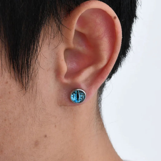 1 Pair Vacation Classic Style Round 201 Stainless Steel Butterfly Backs Ear Studs