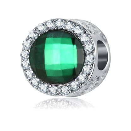 1 Piece 1.2*1.2*1cm  Alloy Round Beads