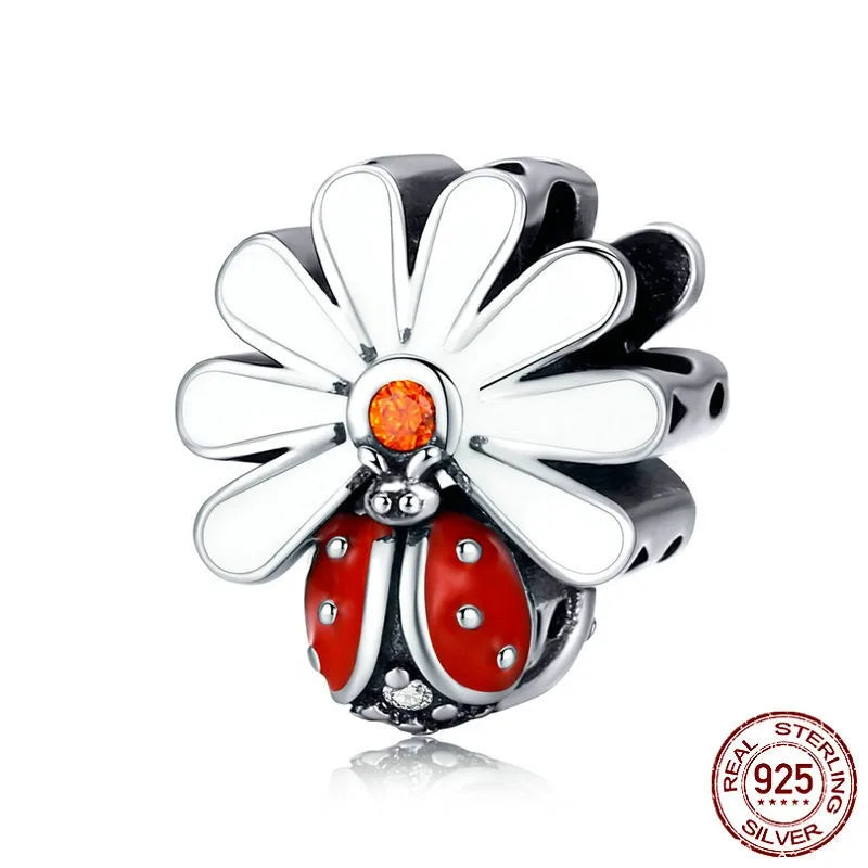 1 Piece 925 Sterling Silver Zircon Solid Color Pendant Jewelry Accessories