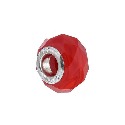 1 Piece 15*15mm Alloy Resin Geometric Polished Beads