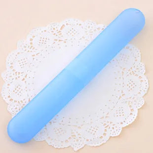 Candy color toothbrush box portable wash scrub toothbrush storage box for business trip wheat straw toothbrush box