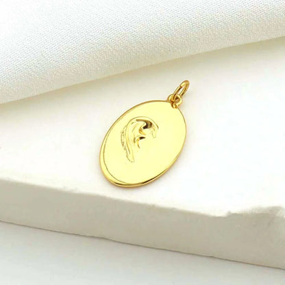 1 Piece 16 * 19mm Copper Star Heart Shape Polished Pendant Jewelry Accessories