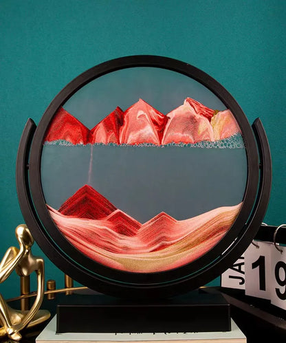 Creative  ornaments liquid decompression quicksand painting office desktop living room bedside table decorations birthday gift