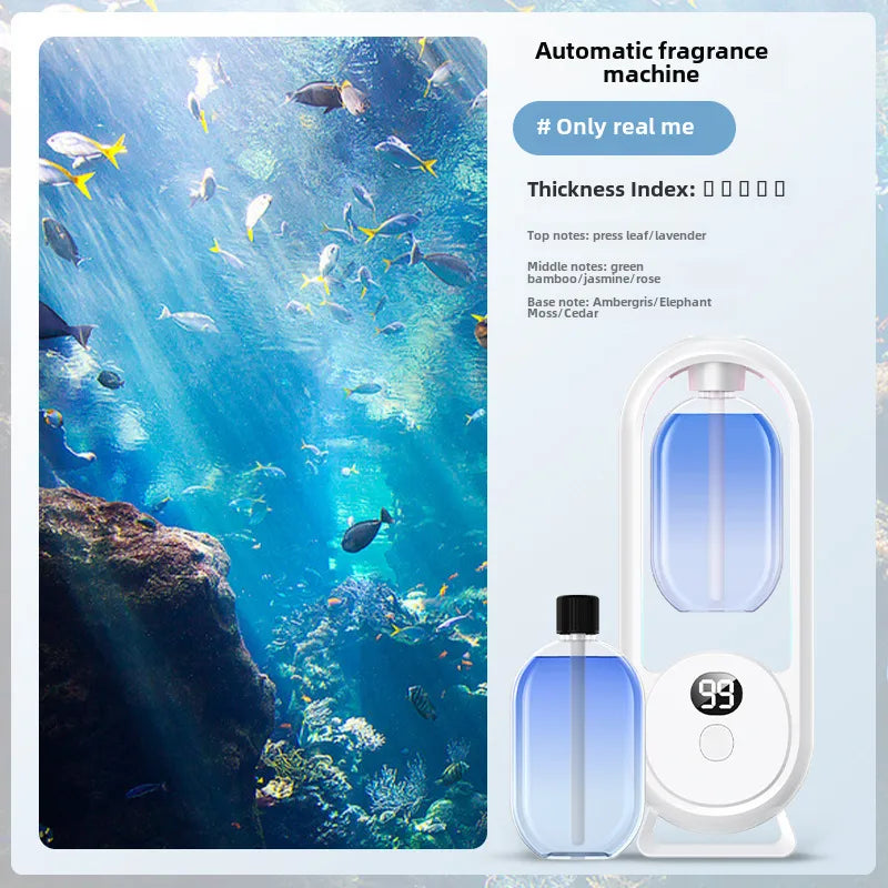 Automatic fragrance sprayer aromatherapy machine hotel toilet bathroom deodorant artifact air freshener essential oil fragrance fragrance