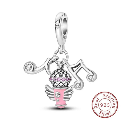 1 Piece 12*11.9mm 925 Sterling Silver Zircon Devil's Eye Bird Pendant Beads Jewelry Accessories